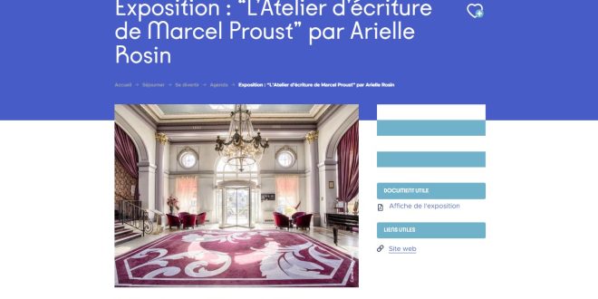 À Cabourg, une exposition gratuite invite à découvrir l&rsquo;atelier d&rsquo;écriture de Marcel Proust